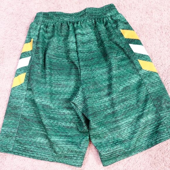 Adidas Basketball Shorts Medium Green Game Issued George Mason Patriots - Picture 11 of 11